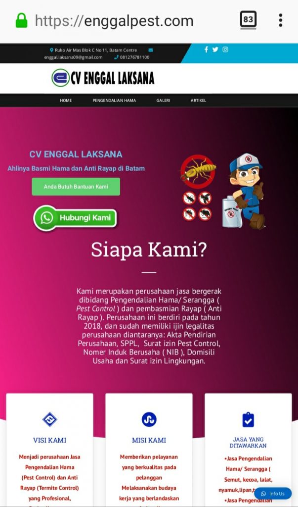 Jasa Pembuatan Website Freelance Arcorpweb